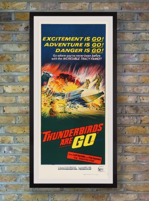 Vintage Thunderbirds Are Go Movie Poster, 1966