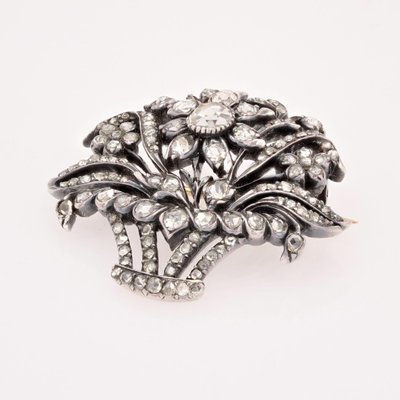 ANCIENNE BROCHE VINTAGE antique costume jewelry brooch EUR 9,99