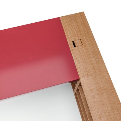 LC16 Writing Desk with Shelves by Le Corbusier for Cassina for