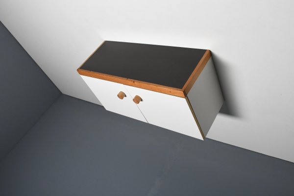 French Les Arcs Wall Mounted Cabinet by Charlotte Perriand, 1970s