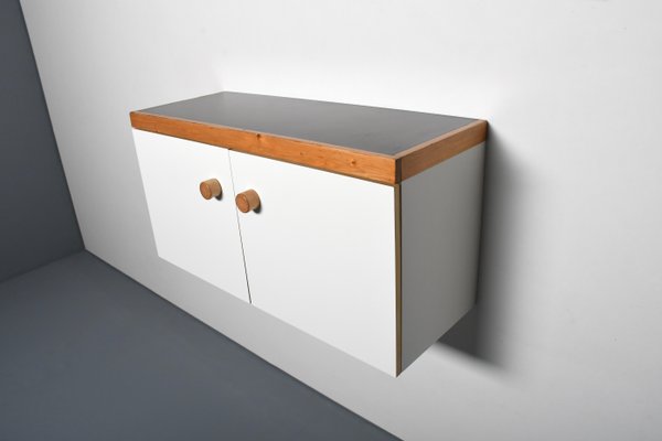 French Les Arcs Wall Mounted Cabinet by Charlotte Perriand, 1970s