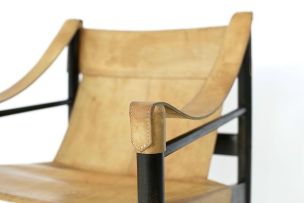 Vintage leather sling chair outlet