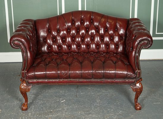 Tufted camel leather sofa deals