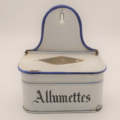 Boîte à Allumettes Émaillées, France 1900s en vente sur Pamono