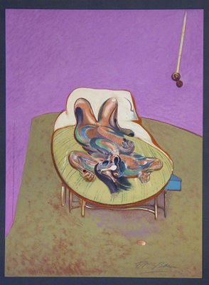 Francis Bacon, Lügenfigur, 1966, Lithographie bei Pamono kaufen