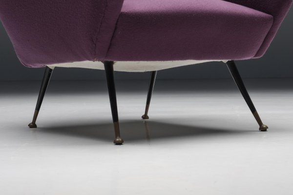 Purple accent chair set of 2 deals