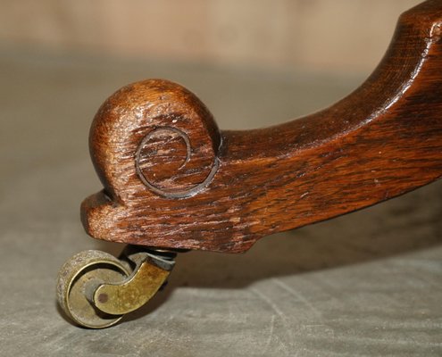 Silla de escritorio plegable de metal y lucite con respaldo abatible en  venta en Pamono