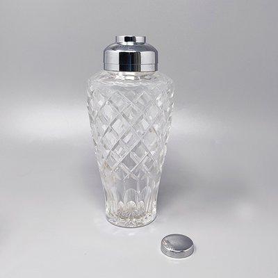 Cut Crystal Cocktail Shaker with Ice Bucket, Italy, 1960s, Set of 2 for  sale at Pamono
