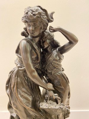F. Moreau, Hippolyte Sculptural Group, 19th Century, Bronze for