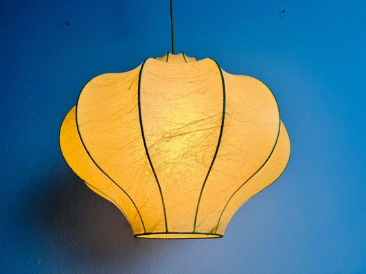Mid-Century Modern Flower Shape Cocoon Pendant Light by Achille