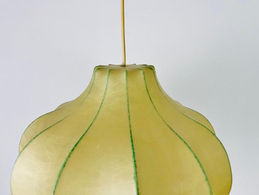 Mid-Century Modern Flower Shape Cocoon Pendant Light by