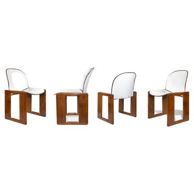 Dialogo Stühle von Afra & Tobia Scarpa für B&B Italia, 1973, 4er  