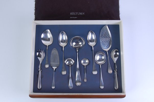 Vooravond veel plezier warmte Silver Cutlery for 12 People from Keltum Koninklijke Van Kempen & Begeer,  1950s, Set of 203 for sale at Pamono