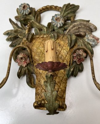 Lampadaire balancier à 3 bras dans le style des créations italiennes