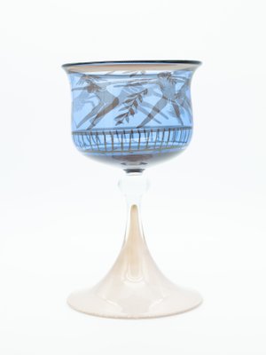Uforenelig retort Prædike Grail Goblet Vase in Glass by Gunnar Cyrén for Orrefors, Sweden, 1977 for  sale at Pamono