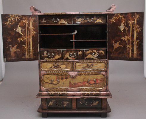 antiguo mueble - joyero japonés - xix - periodo - Acquista Arte