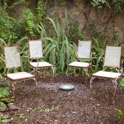 1950's wrought iron patio furniture sale