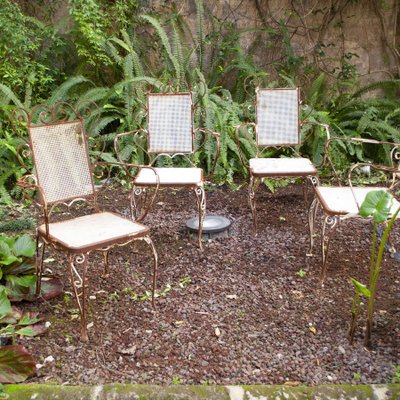 Wrought iron 2024 deck chairs