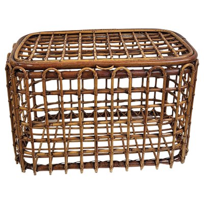 Mid century modern blanket basket new arrivals