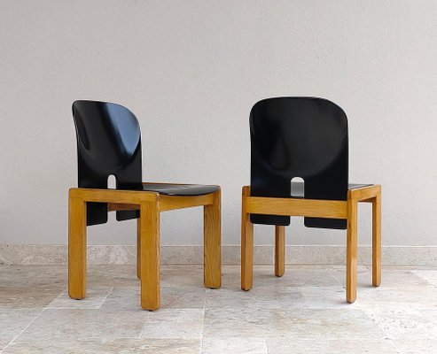 Model 121 Chairs by Afra & Tobia Scarpa for Cassina, Italy, 1960s