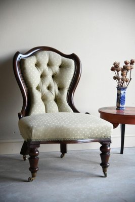 Victorian Upholstered Ladies Chair for sale at Pamono
