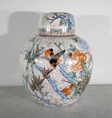 Antique Chinese Lid Pot, 1890s for sale at Pamono