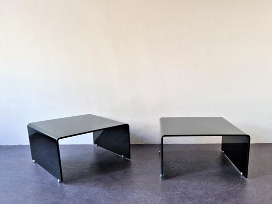 Fiam glass coffee table discount
