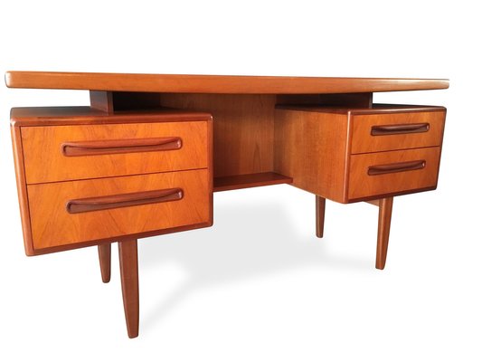 Mid Century British Fresco Floating Desk By V B Wilkins For G Plan