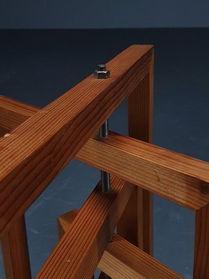Dutch Artist, Geometric Sculpture, 1960s, Wood & Iron for Dutch Artist, Geometric Sculpture, 1960s, Wood & Iron for