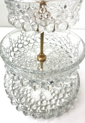 Ancienne assiette montée plat à gâteau Gien modèle coq et pivoines 1938