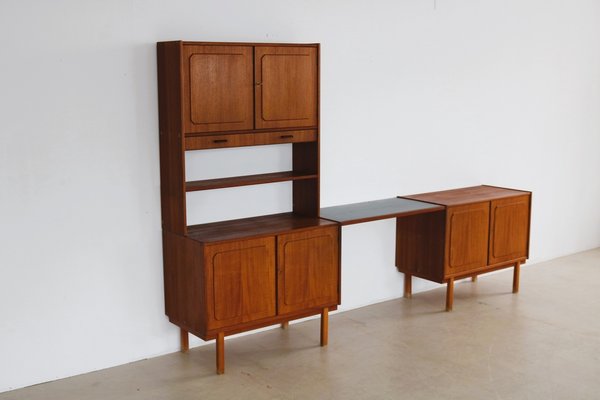 Teak on sale wall unit