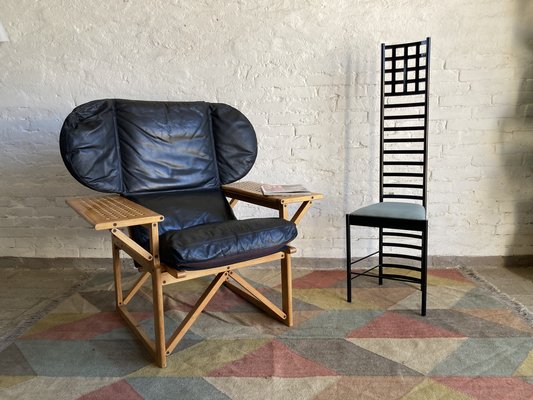 Large Lounge Chair by Marc Berthier 1980s