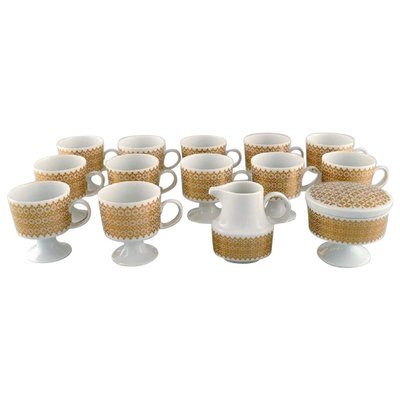 Coffee Service for 12 People by Tapio Wirkkala for Rosenthal, 1970s, Set of 14 for sale at Pamono