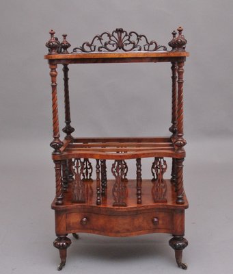 Pair of 19th Century Ebonized English Canterbury's Pair of 19th Century Ebonized English Canterbury's