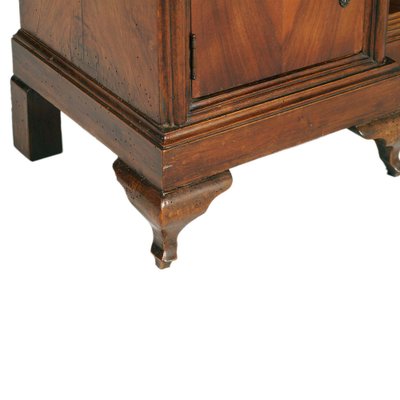 Italian Art Nouveau Dresser with Mirror in Walnut, 1890s for sale