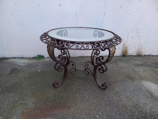 【12月スーパーSALE 15%OFF】 and Glass Wrought Pamono at sale for 1950s Table, Coffee Iron テーブル用品