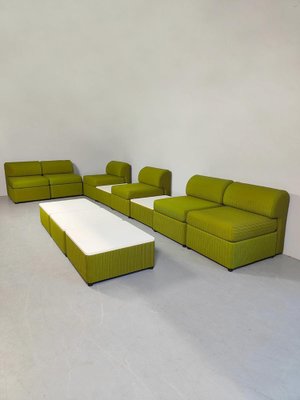 Vintage Bohemian Modular Sofa Side Tables 1970s Set of 12 for