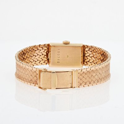 Reloj Zenith francés de oro rosa de 18 kt, años 60