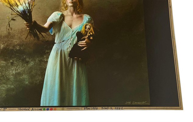 Jan Saudek, Portrait, Silver Gelatin Print, 1991 for sale at Pamono