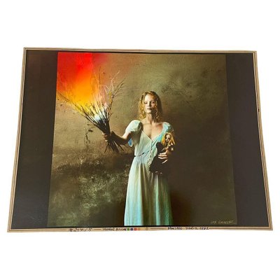 Jan Saudek, Portrait, Silver Gelatin Print, 1991 for sale at Pamono