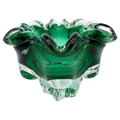 Mid-Century Modern Italian Vagance Glass Figure Ashtray, 1960 for