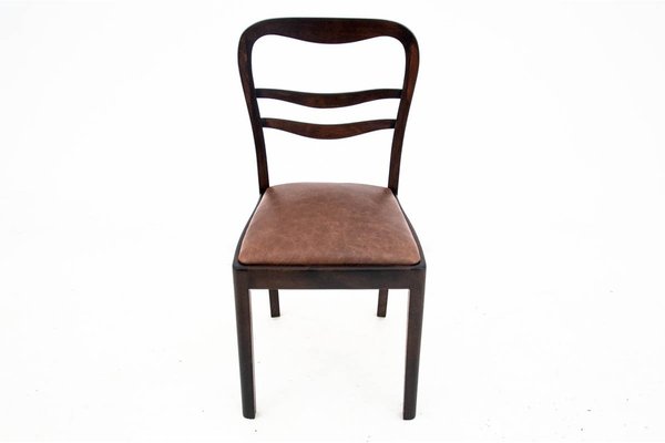 Art Deco Dining Chairs, Poland, 1950s, Set of 6 for sale at Pamono
