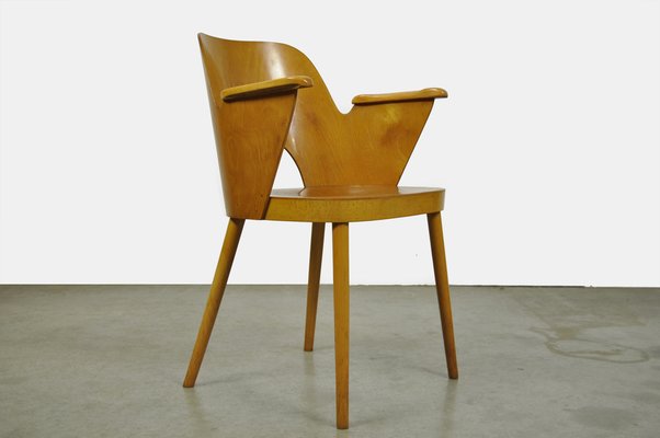 Beech Dining Chairs by Oswald Haerdtl for Ton Thonet Former