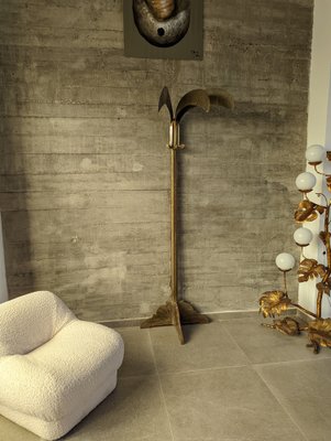 Vintage Regency Palm Tree Sculpture Coat Rack 1970s