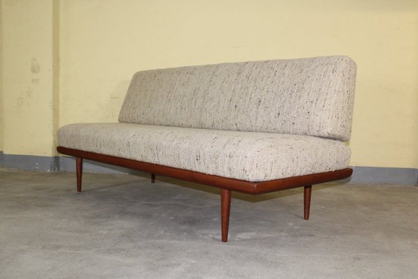 Danish Minerva Sofa Bed in Teak by Peter Hvidt Orla M lgaard Nielsen for France Daverkosen 1960s