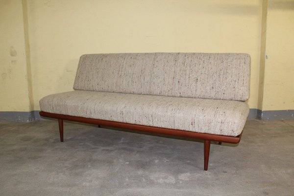 Danish Minerva Sofa Bed in Teak by Peter Hvidt Orla M lgaard