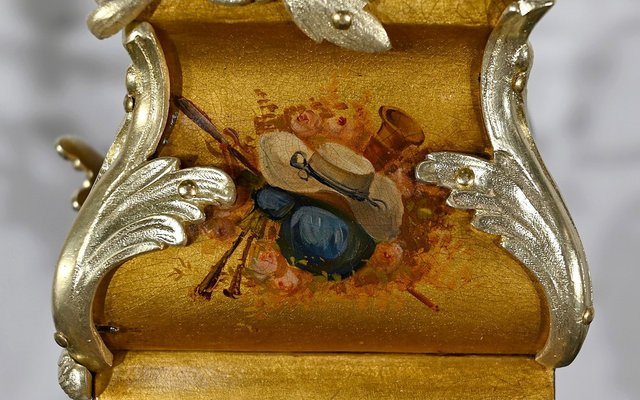Decorazione da parete rami in metallo dorato e color bronzo