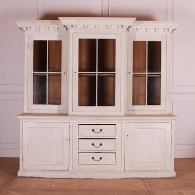 Glazed Breakfront Kitchen Cabinet For