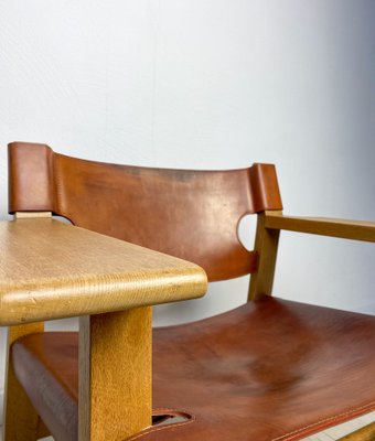 Model 2226 Spanish Chair in Oak and Leather by Børge Model 2226 Spanish Chair in Oak and Leather by Børge