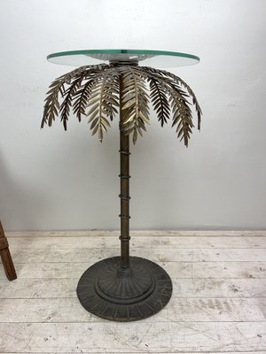 Palm Tree Side Table in the Style of Maison Charles 1955 for sale